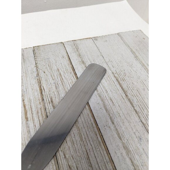 Vintage Household Stainless Spatula icing cake White Cornflower Blue Floral Hand - Picture 5 of 9